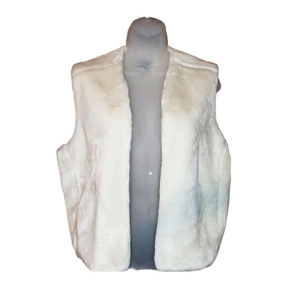 Vintage 90s The Limited Plush Vest sz S - Picture 1 of 4